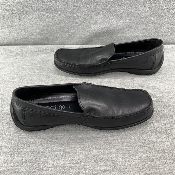 ECCO 35597 - Men\'s Size 11 Black Leather Slip On Moccasin Driving Loafers  B12 main image 5